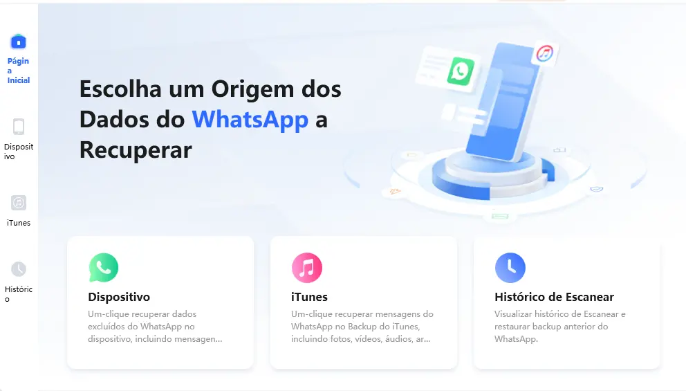 Como recuperar conversas apagadas no WhatsApp - Ultdata WhatsApp Recovery é o download e a instalação do software no seu dispositivo